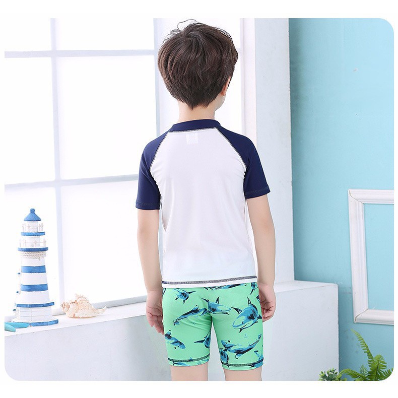 BỘ ĐỒ BƠI HÌNH CÁ MẬP CHO BÉ TRAI