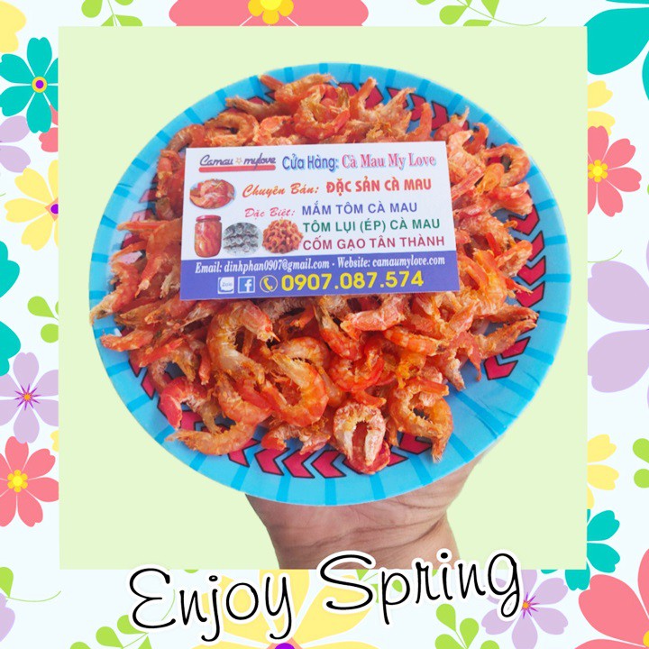 [Tôm đất Cà Mau 100%] Tôm khô Cà Mau loại 2 chất lượng, mới làm ngon, ngọt tự nhiên