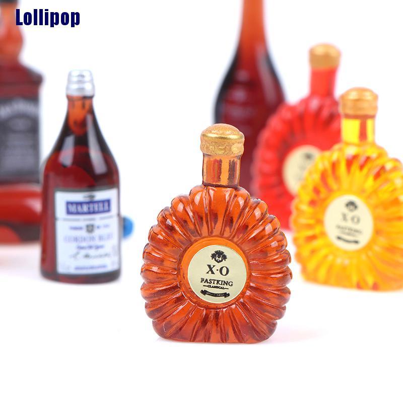 10 Chai nước thu nhỏ tỷ lệ 1/12 trang trí nhà búp bê