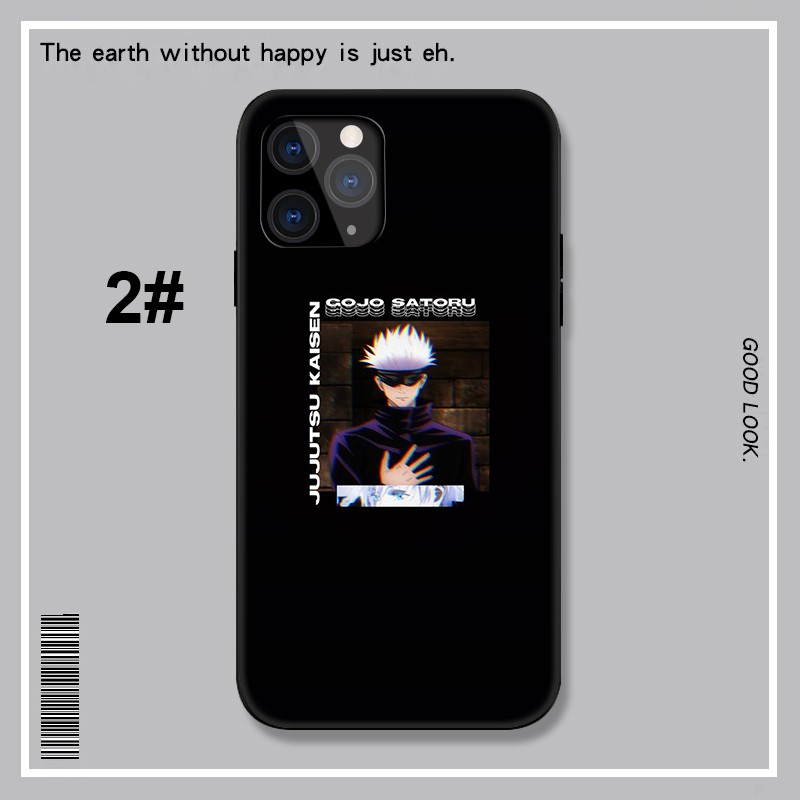 Ốp điện thoại họa tiết anime Jujutsu Kaisen Satoru Gojo cho iPhone X Xs Max XR 6 6s 7 8 Plus 5 5s SE 2020 6+ 6s+ 7+ 8+