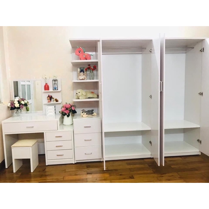 Tủ quần áo nhựa đài Loan chống ẩm mốc mối mọt 185 x 205 x 45 cm - Tủ Nhựa Hoa Sen