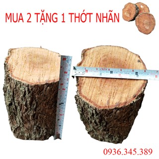 3 Gỗ nhãn ghép lan, đường kính 10-14 cm, dài 16-25 cm