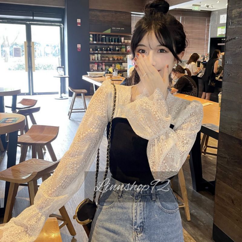 Áo Tay Ren Cúp Ngực