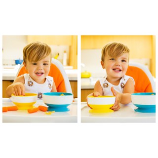 Bộ 3 Bát Ăn Dặm Chống Đổ MunchKin