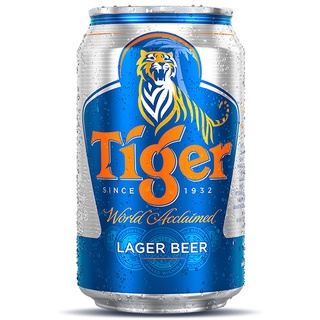 Lốc 6 Lon Bia Tiger/Tiger Nâu _ Mẫu Thường_ 6 Lon X 330ML