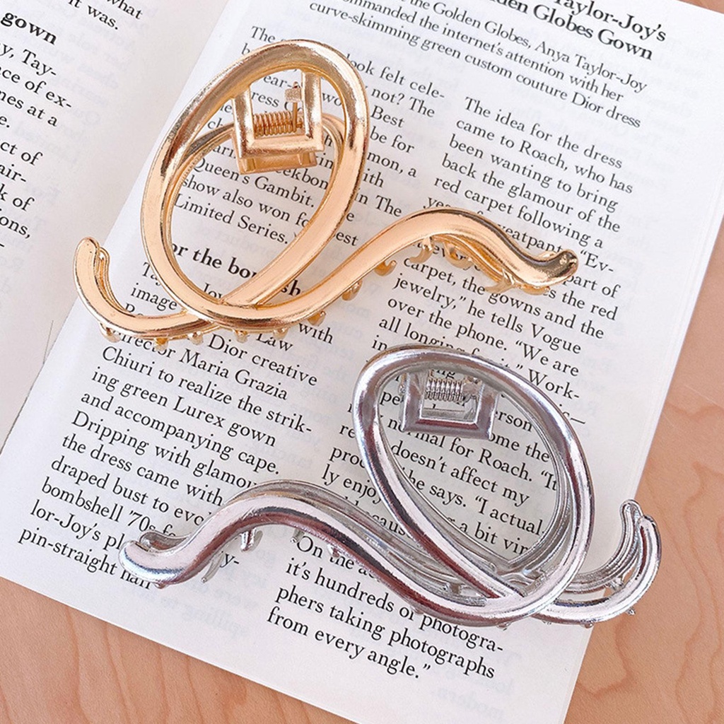 Kẹp Tóc Hình Cá Mập Lớn Bất Đối Xứng Thời Trang Mùa Hè Cho Nữ T7T9