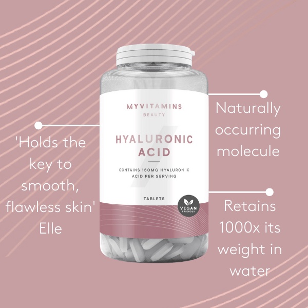 Viên uống cấp nước MYVITAMINS Hyaluronic Acid 60 viên