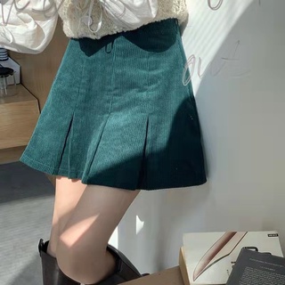 Chân váy nhung xếp li Audrey 971