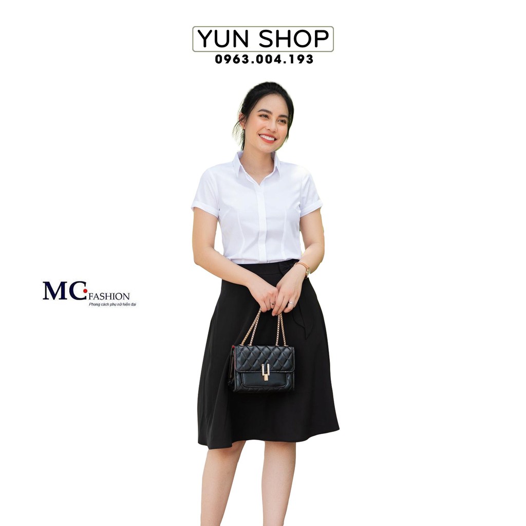 Áo Sơ Mi Trắng- Áo Sơ Mi Nữ Cộc Tay A0068