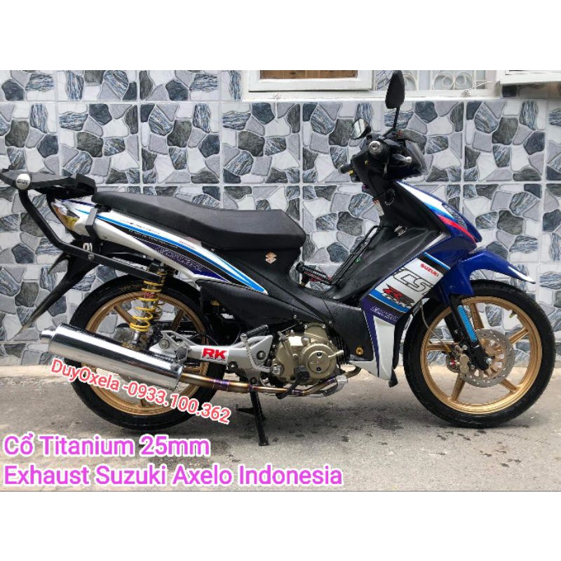 Cổ pô cho pô Axelo Indonesia - chỉ lắp cho pô Axelo Indonesia