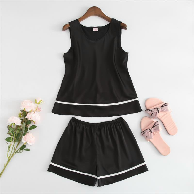 Set Đồ Ngủ Sát Nách Lụa Tơ Tằm Quảng Châu | BigBuy360 - bigbuy360.vn