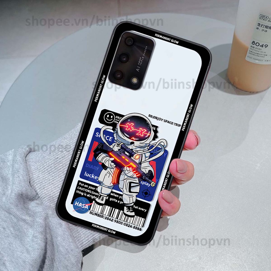 Ốp Oppo A74 / A94 / A95 phi hành gia vũ trụ space.x siêu đẹp, thời trang