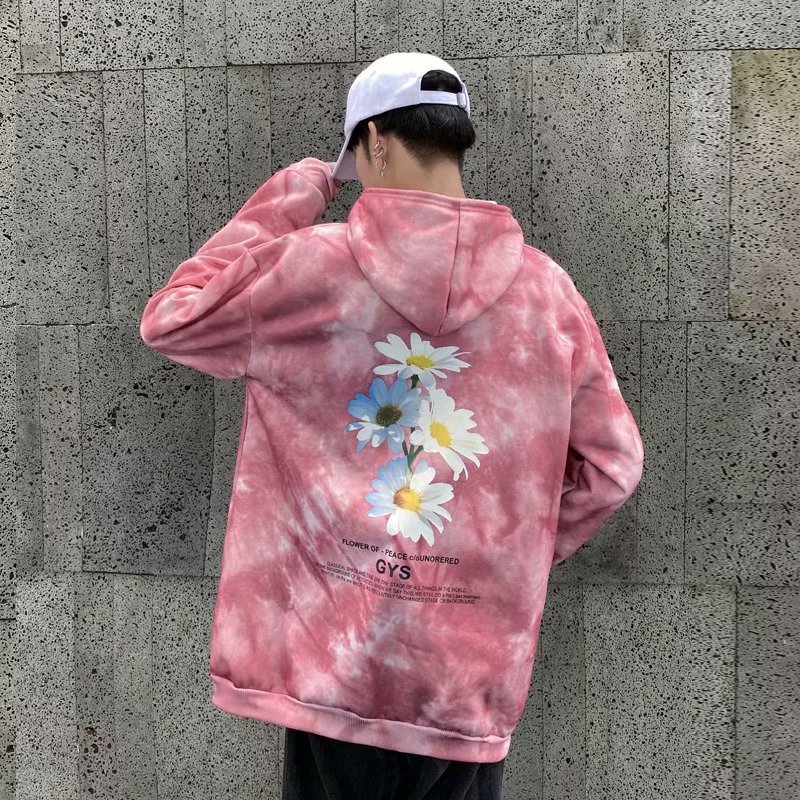 Áo Hoodie Dài Tay In Họa Tiết Hoa Cúc Phong Cách Hàn Quốc Dành Cho Nam / Size M-5Xl | BigBuy360 - bigbuy360.vn