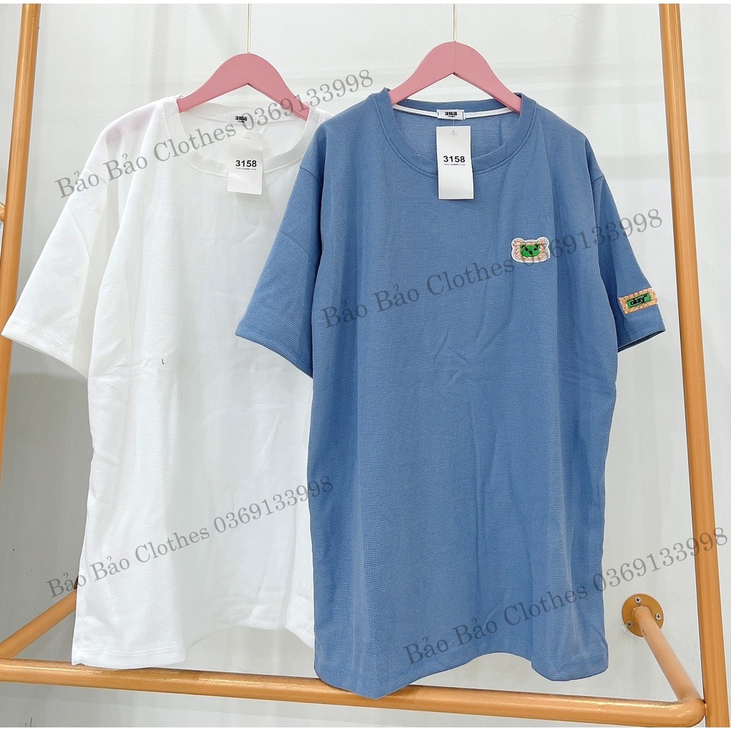 Áo Thun Nam Nữ  Chất Tổ Ong Hàn Quốc Con GấuVải Dày Mịn Thoáng Mát Thiết Kế Thời Trang Kiểu Dáng Năng Động Trẻ Trung