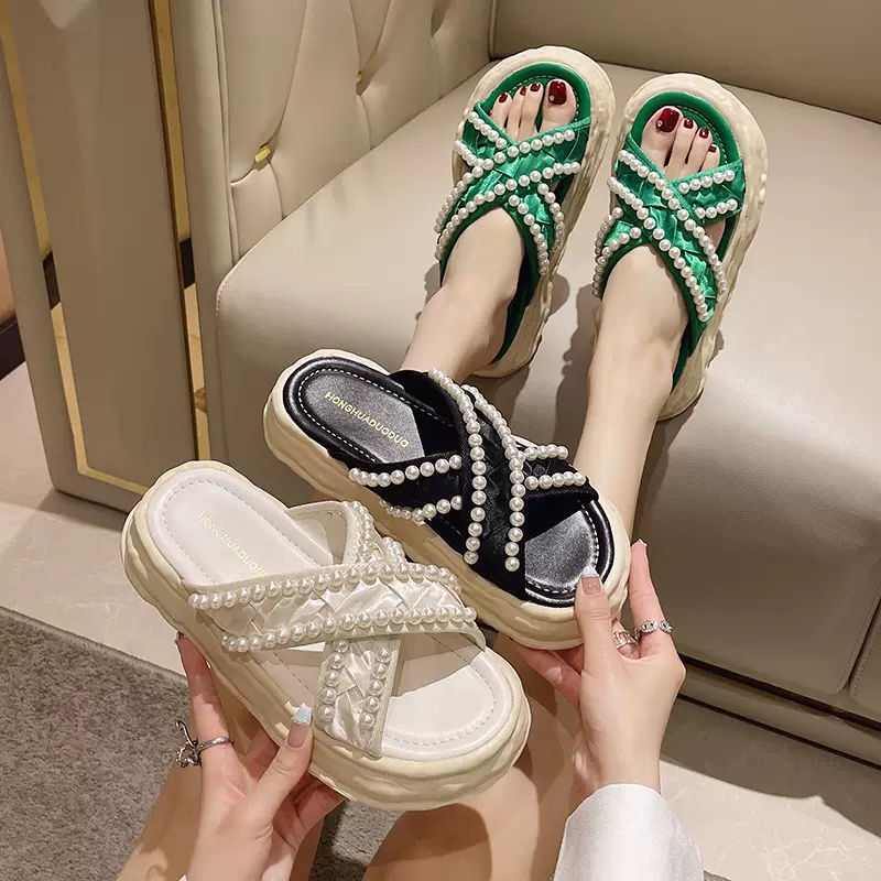 Sandal Đế Dày Cao Cấp Thiết Kế Mới Thời Trang Dành Cho Mùa Hè