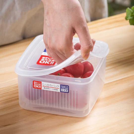 Hộp đựng thực phẩm 2 lớp nakaya 1,1L nội địa Nhật Bản