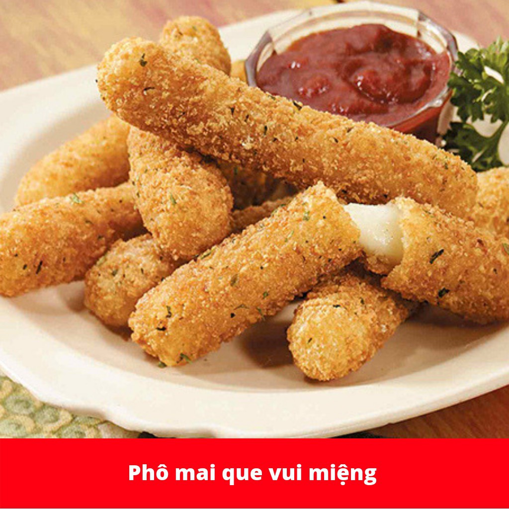 PHÔ MAI MOZZARELLA LÀM PIZZA/PHOMAI QUE/PHO MAI LÀM BÁNH/PHO MAI KÉO SỢI GÓI 500G