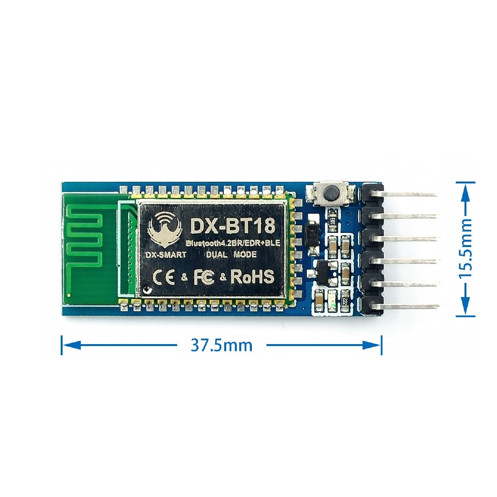 DX-BT18 serial port Bluetooth module dual mode SPP2.0 + BLE4.0 transparent compatible HC-05 06 slave mode