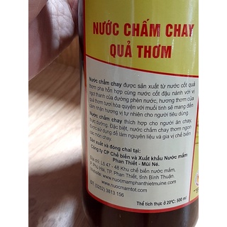 Nước mắm chay Quả Thơm (300ml, 500ml)