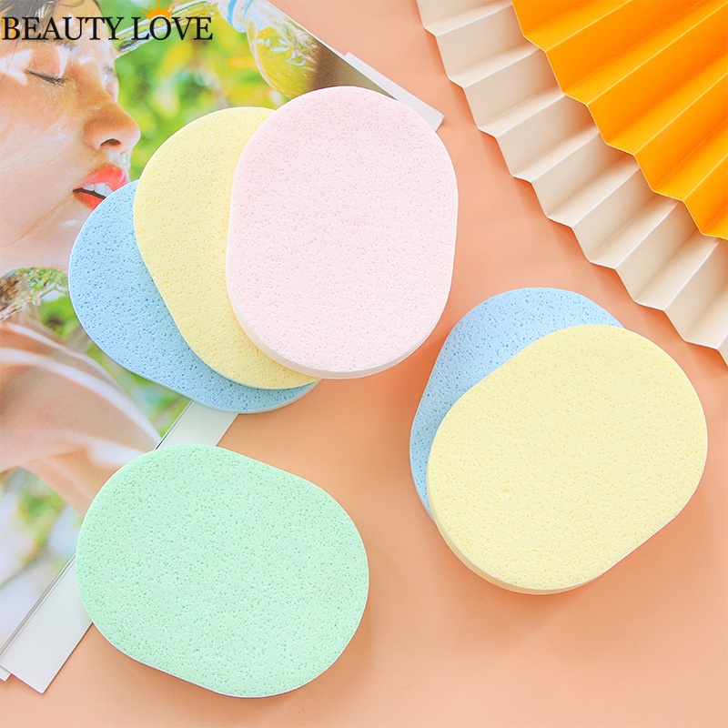 Mút Rửa Mặt Siêu Mềm Hình Oval / Rong Biển / Bông Mút Tán Kem Nền / Phấn Phủ