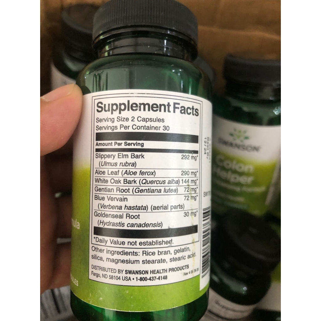 Đại Tràng Swanson Colon Helper của Mỹ