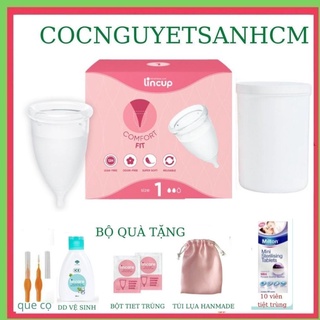 [Mã SKAMLTSM9 giảm 10% đơn 99K] Cốc Nguyệt San LINCUP Mỹ Chính Hãng [ TẶNG QUÀ KHỦNG]