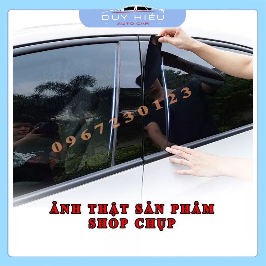 Ốp Bóng Trụ Cửa Ô tô Hyundai Elantra 2021-2023 đen bóng như gương