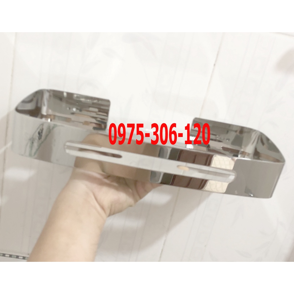 Kệ Sữa Tắm dầu gội trong nhà tắm INOX 304 KG16 1 Tầng KỆ THẲNG THANH, inox 304 sáng bóng chống han rỉ