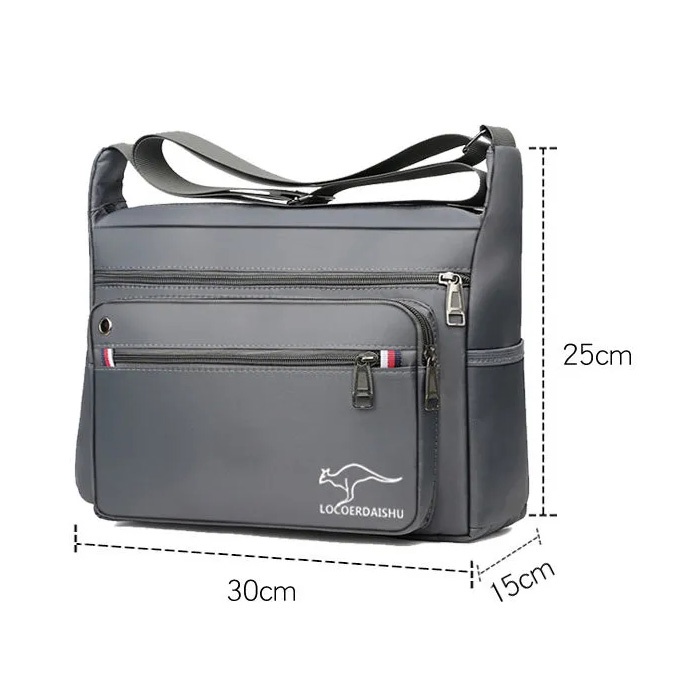 Túi đeo vai du lịch KJ007 sức chứa lớn bằng vải oxford cho nam