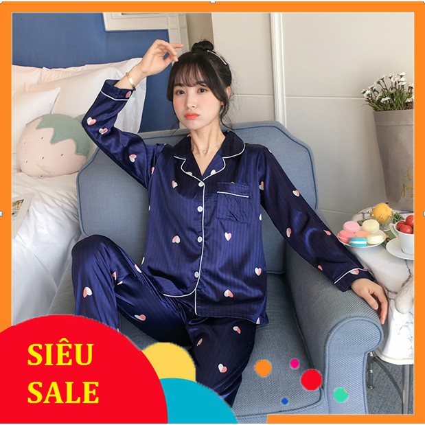 Pijama Lụa dài tay D1 | BigBuy360 - bigbuy360.vn