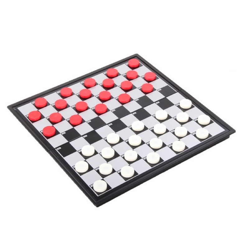 bộ cờ checkers ( cờ đam ) siêu hot - bộ cờ giúp thư giãn hữu ích - mã mb3800c ( kích thước 26.26.2cm)