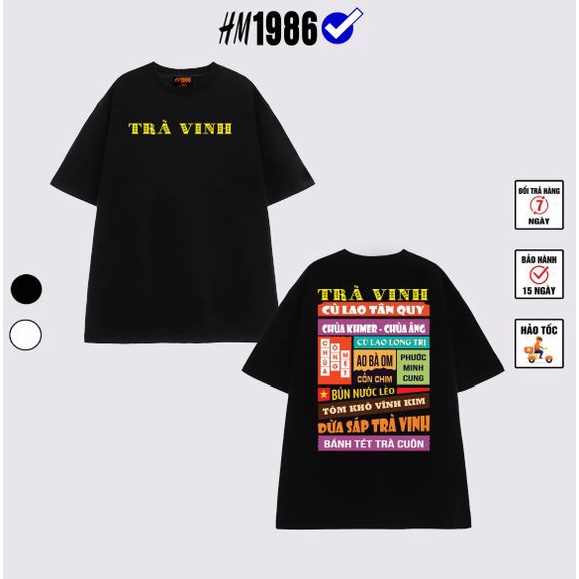 Áo thun tay lỡ unisex nam nữ 63 tỉnh thành VIỆT NAM cotton form rộng oversize nhiều màu phong cách ulzzang hm1986