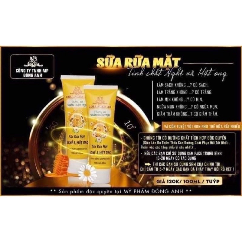 Sữa Rửa Mặt x3 Đông Anh ( chính hãng )