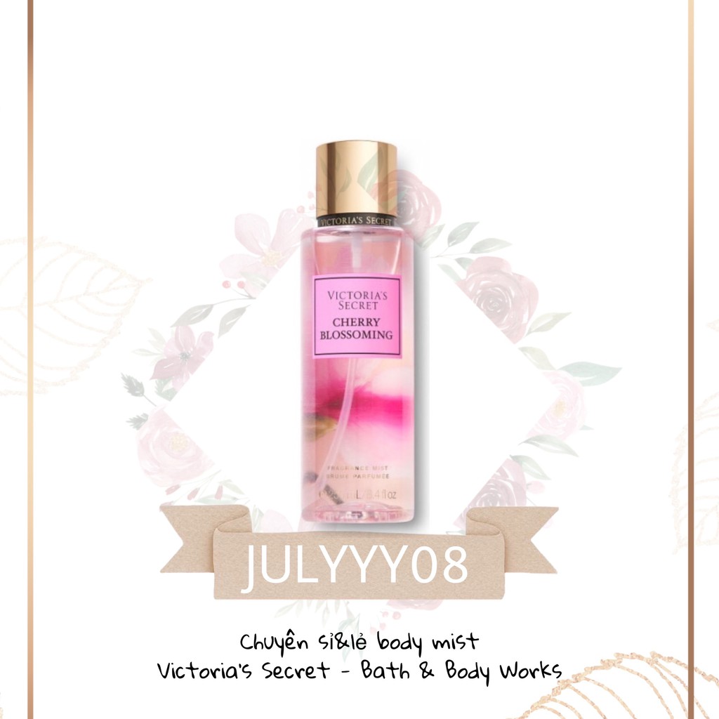 Xịt Thơm Body Mist Body Mist Victoria’s Secret Cherry Blossoming 30ml/50ml/100ml +jɥȽÿ08+