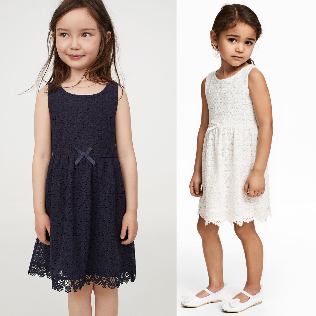 Đầm ren H&M bé gái. Hàng XK, made in vietnam chuẩn xịn