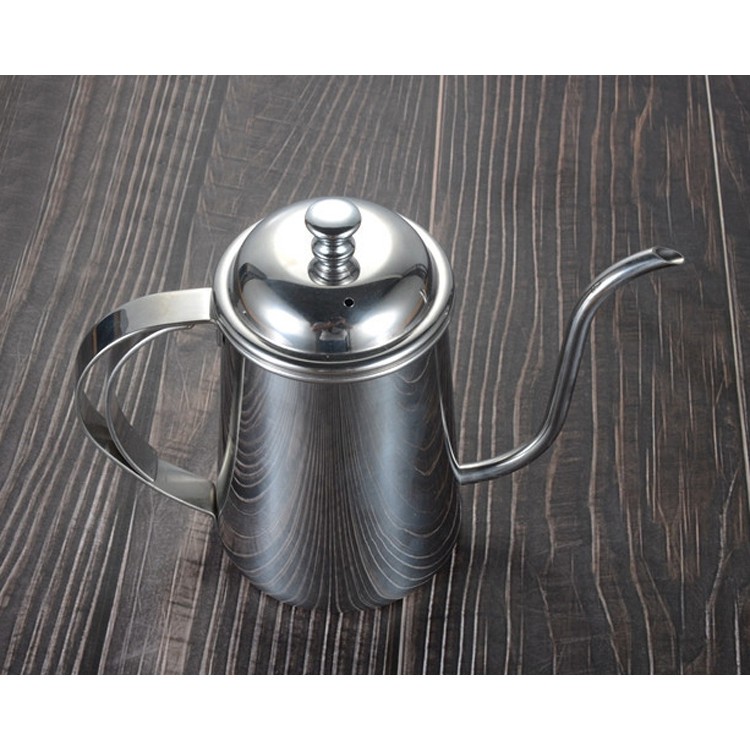 Bình đun nước cà phê Drip Inox có nắp 650ml