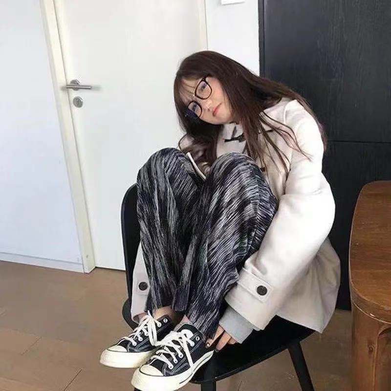 Quần ống rộng Lưng Cao Nhuộm Màu Độc Đáo Thời Trang Cho Nữ JH-YDQ-04