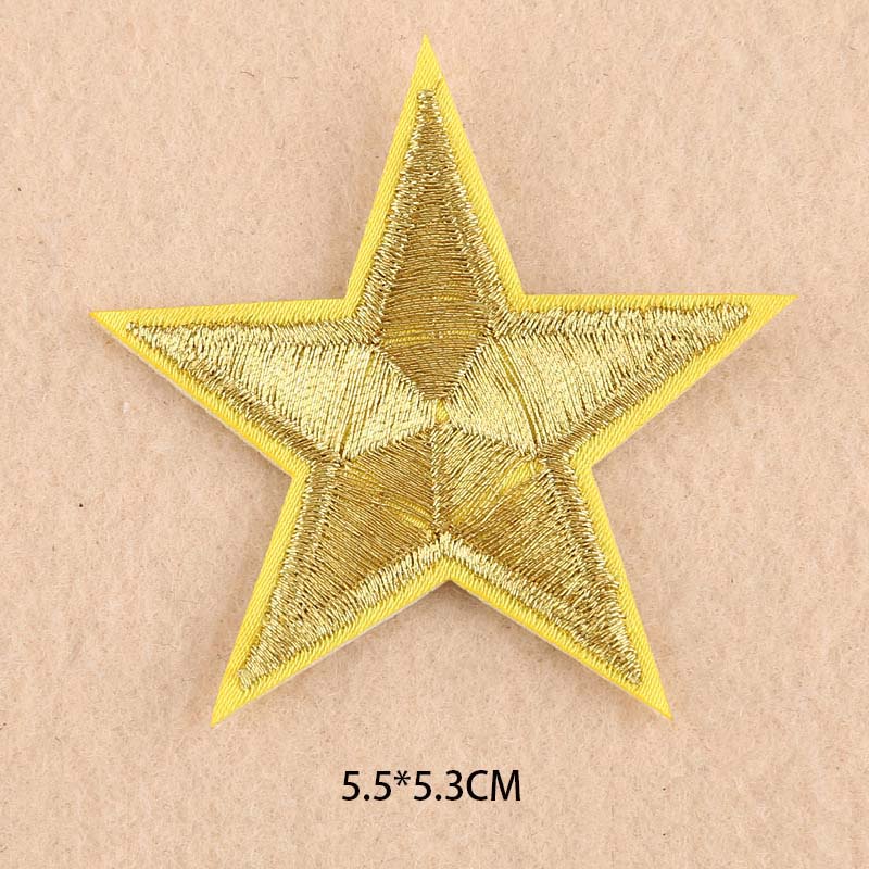 Sticker Ủi Thêu Hình Ngôi Sao Xinh Xắn