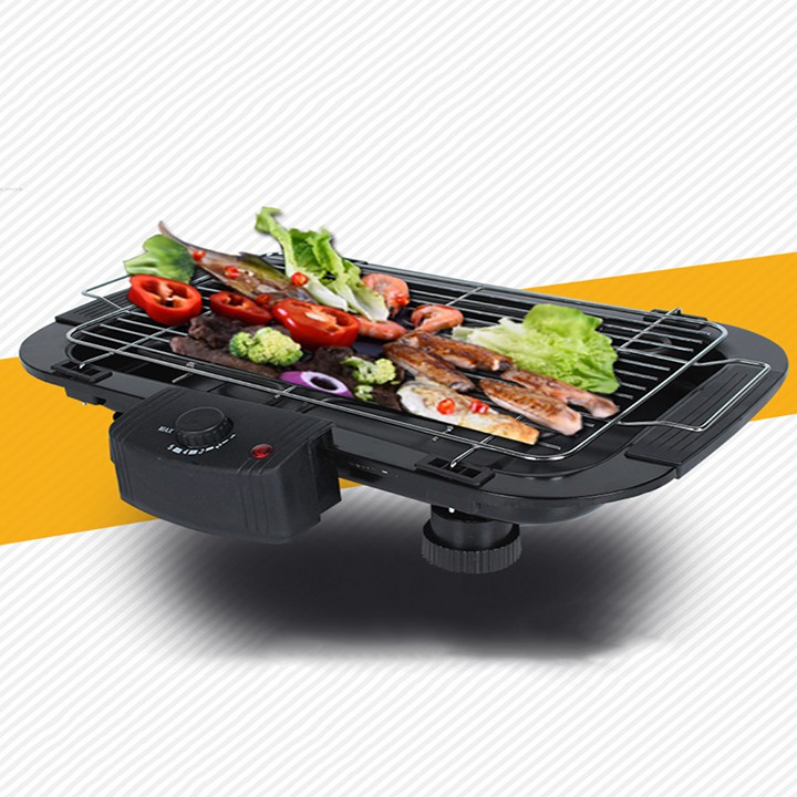 Bếp nướng thịt bằng điện, bếp nướng BBQ không khói tiện lợi cho gia đình dễ sử dụng