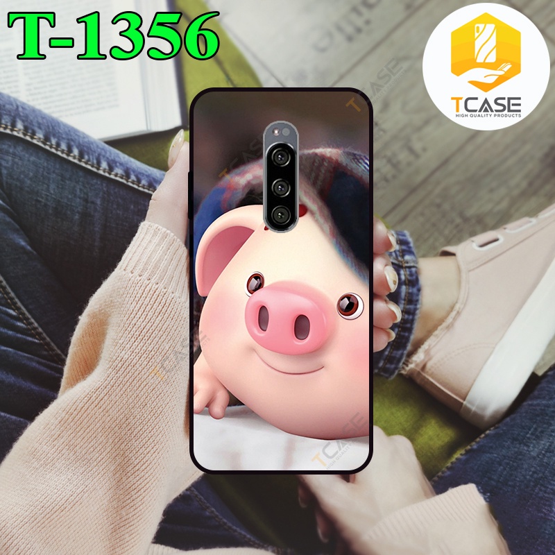 Ốp lưng Sony Xperia 1, Xperia 5 in hình heo hồng dễ thương