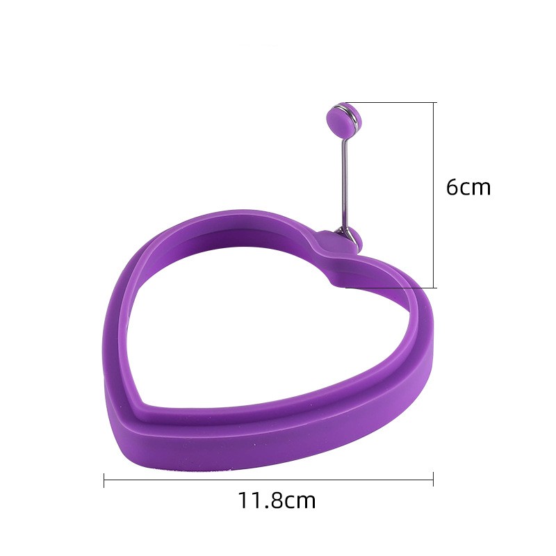 Khuôn Chiên Trứng Ốp La Hình Tròn Bằng Silicon