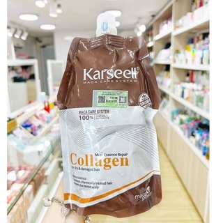 Kem Hấp Ủ Xả Phục Hồi Tóc Collagen Karseell Maca 500ML | Phục Hồi Tóc, Giúp Tóc Siêu Mềm Mượt