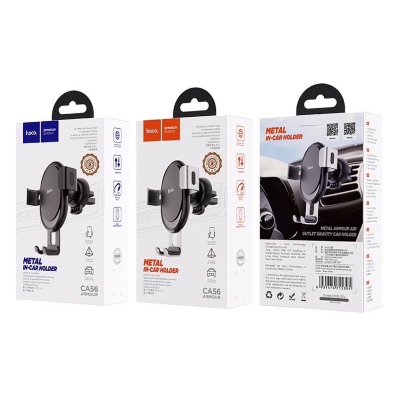 ✔Giảm giá ✔Giá Đỡ Điện Thoại Ô Tô GẮN CỬA ĐIỂU HÒA-Giá Đỡ Xe Hơi Hoco CA56 bằng kim loại | BigBuy360 - bigbuy360.vn