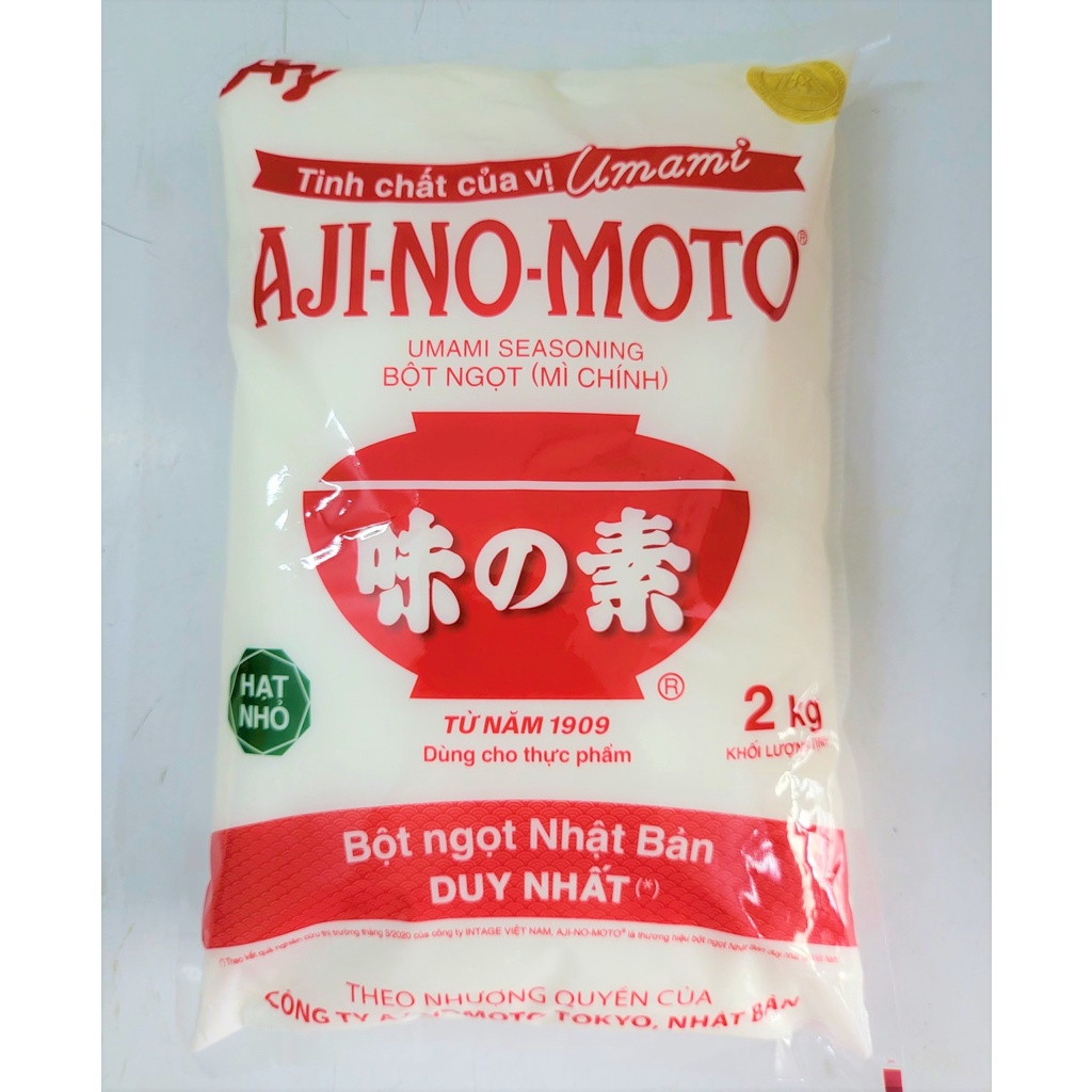 [Túi lớn 2Kg – HẠT NHỎ] BỘT NGỌT (MÌ CHÍNH) [VN] AJINOMOTO Umami Seasoning