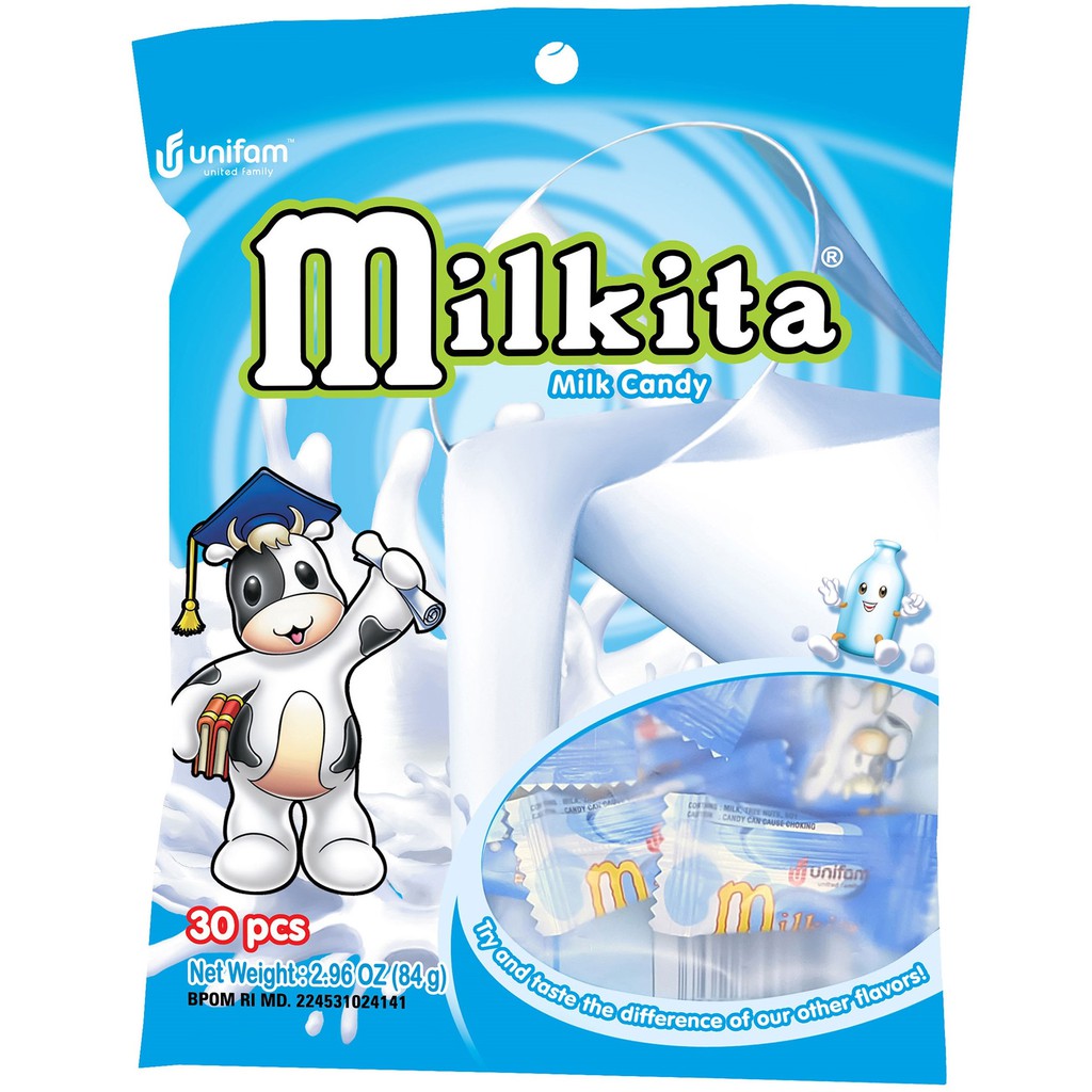 KẸO SỮA MIKITA GÓI ĐỦ VỊ - 84g(30 cái)