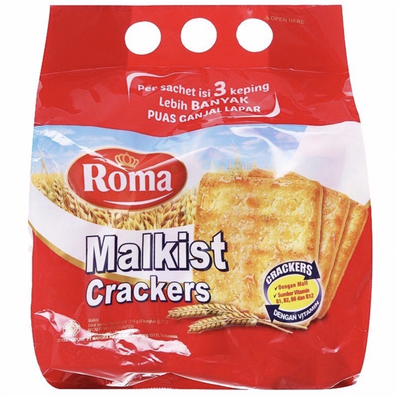 Bánh Quy Roma Malkist Crackers 140g