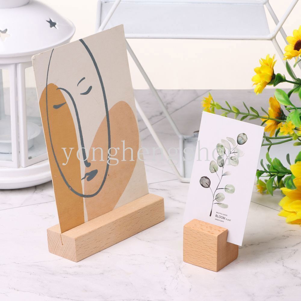 Giá Đỡ Ảnh Bằng Gỗ Để Bàn Trang Trí Tiệc Cưới