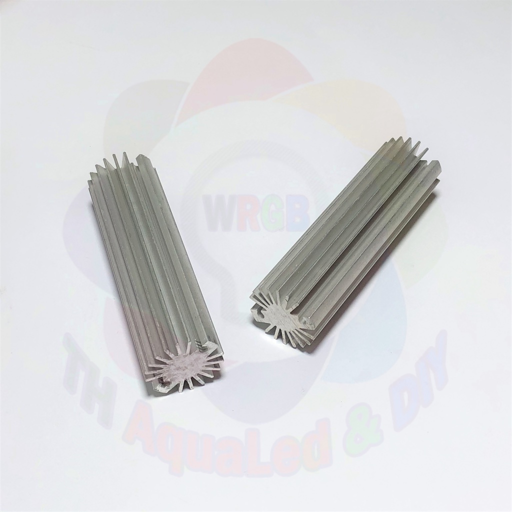 Nhôm tản nhiệt khối hình trụ 80x24mm DIY cho đèn LED, đèn Pin