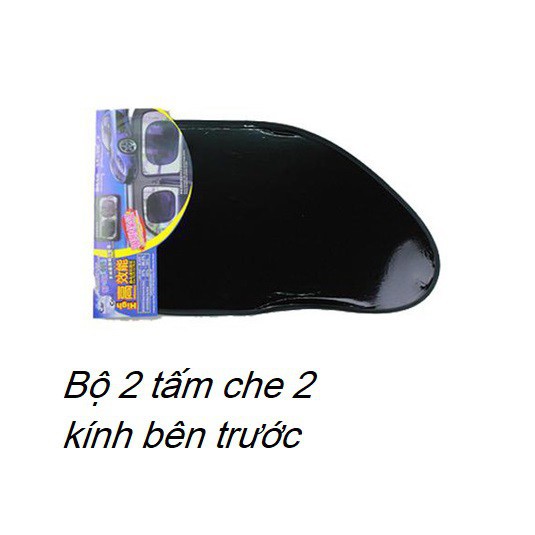 Bộ 4 tấm che chắn nắng(97% tia uv, tử ngoại) kính hai bên cao su non siêu dính xe hơi ô tô