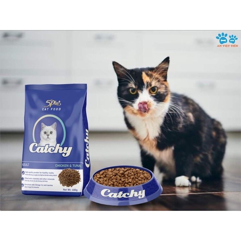Thức ăn hạt catchy gói 400g